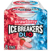 ICE BREAKERS Duo Fruit + Cool Sugar Free Mints Strawberry
